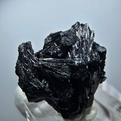 Magnifique spécimen de tourmaline Schorl et de quartz, Erongo, Namibie, 29 x 28 x 16 mm 