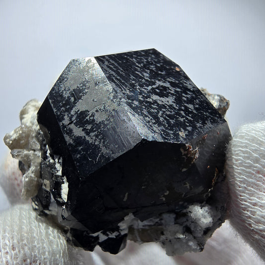 Rare Schorl Tourmaline, Hyalite, Orthoclase Specimen Erongo, Namibia 39*37*26mm 