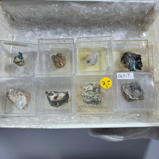 TOP Micromount Mineralien Sammlung Deutschland - 8 Stück Deutschland #8066
