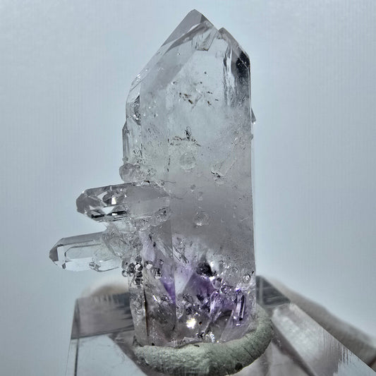 Phantom Amethyst with Analcim, Hematite Streep Mine, Goboboseb, Namibia 38*23*14mm 