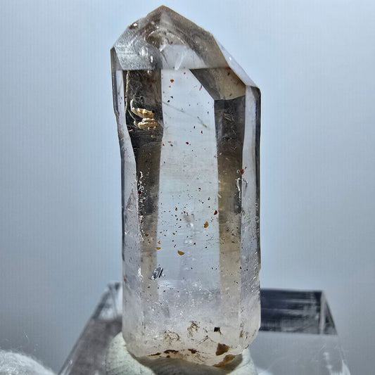 Clear Phantom Smoky Quartz Scepter Point Goboboseb, Namibia 34*11*10mm 