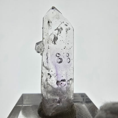 Phantom Amethyst with Analcim, Hematite Streep Mine, Goboboseb, Namibia 33*11*8mm 