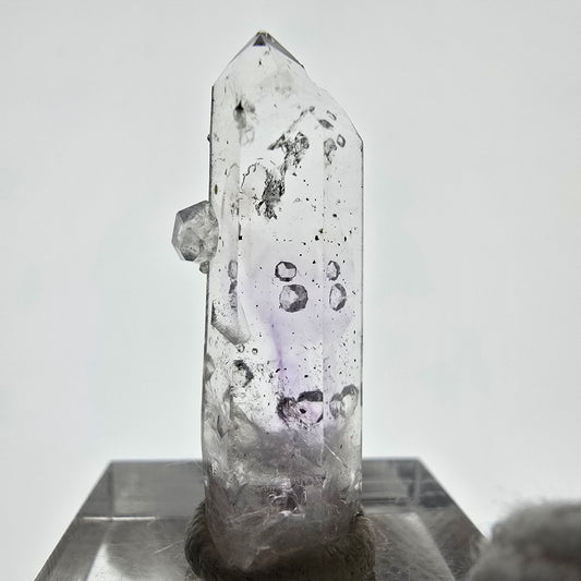 Phantom Amethyst with Analcim, Hematite Streep Mine, Goboboseb, Namibia 33*11*8mm 