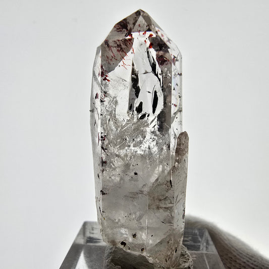 Quartz fumé Harlequin Phantom, mine Point Streep, Goboboseb, Namibie, 44 x 17 x 12 mm 