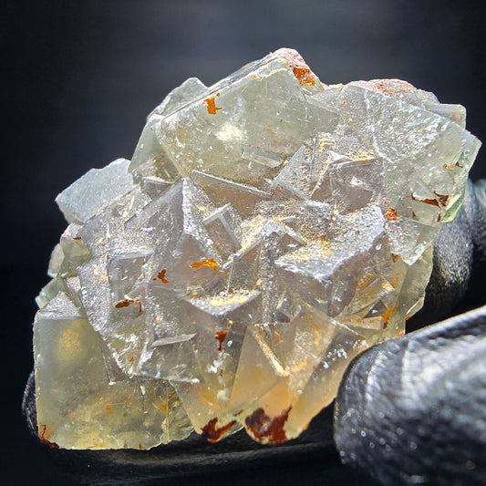 Cubes de fluorite très clairs niveau vert Okorusu, collection Namibie 50*38*19mm