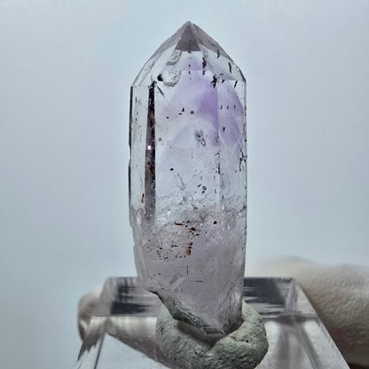 Mine d'améthyste Harlequin Phantom, Goboboseb, Namibie, 36 x 13 x 9 mm 