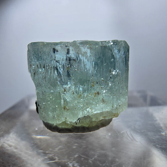 Seltener Aquamarin X mit Schörl Turmalin Erongo, Namibia 13*11*10mm