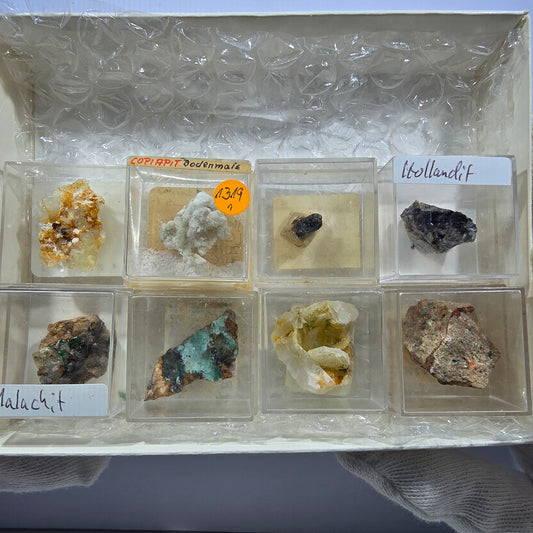 TOP Micromount Mineralien Sammlung Deutschland - 8 Stück Deutschland #8079