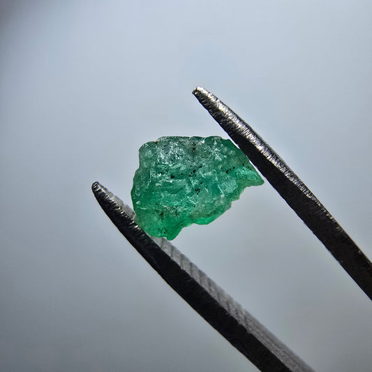 Cristal d'émeraude rare, vert Colombie #7956