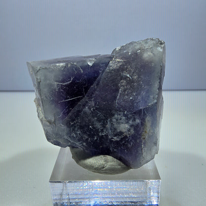 Seltene Phantom Fluorit Würfel Stufe blau lila Okorusu, Namibia 42*35*24mm