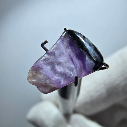 Rare Charoite crystal purple, polished Russia 12*9*4mm 