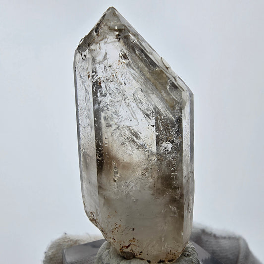 Enhydro Phantom Smoky Quartz Point 3x Bubble Goboboseb, Namibie 50*21*19mm 