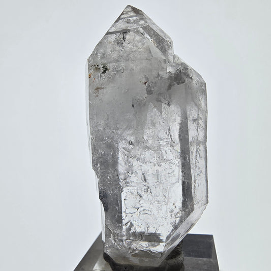 Sceptre de poche Saint-Valentin en quartz fumé fantôme squelette, Namibie 56 x 25 x 16 mm 