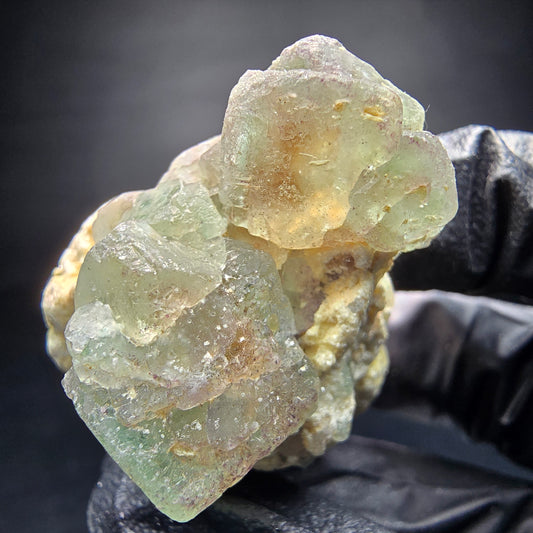 Cube de fluorite fantôme, Collection Schörl Tourmaline Stage Erongo namibie 45*34*29mm