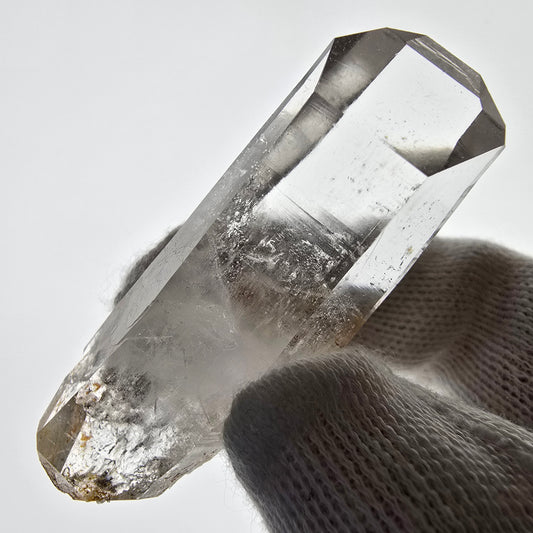 Sceptre de poche Saint-Valentin en quartz fumé fantôme squelette, Namibie 54 x 18 x 13 mm 