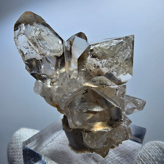 Clear Phantom Smoky Quartz Scepter Cluster Goboboseb, Namibia 45*28*31mm 
