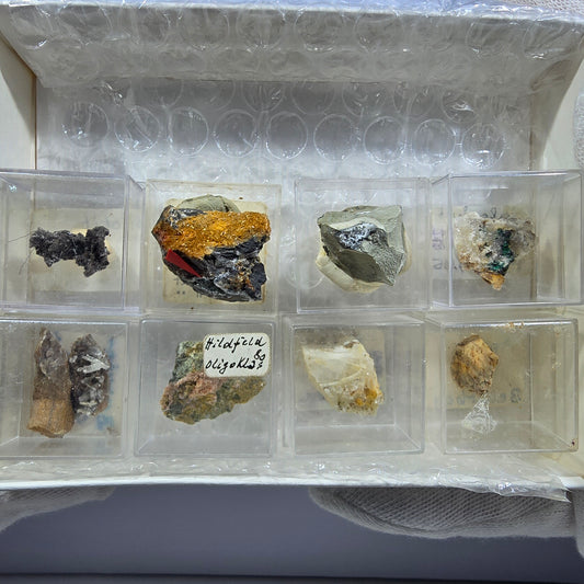 TOP Micromount Mineralien Sammlung Deutschland - 8 Stück Deutschland #8075
