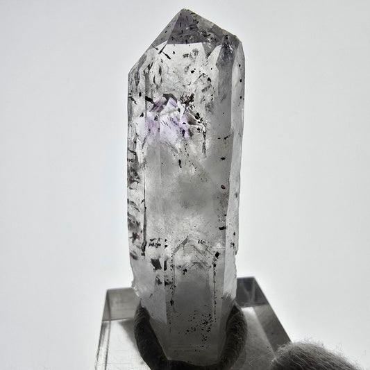 Mine d'améthyste Harlequin Phantom Point Streep, Goboboseb, Namibie, 49 x 17 x 14 mm 