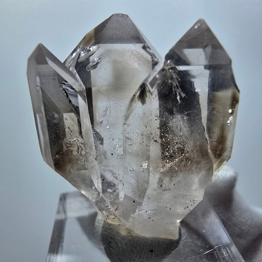 Klare Phantom Rauchquarz Zepter Stufe Goboboseb, Namibia 34*26*17mm