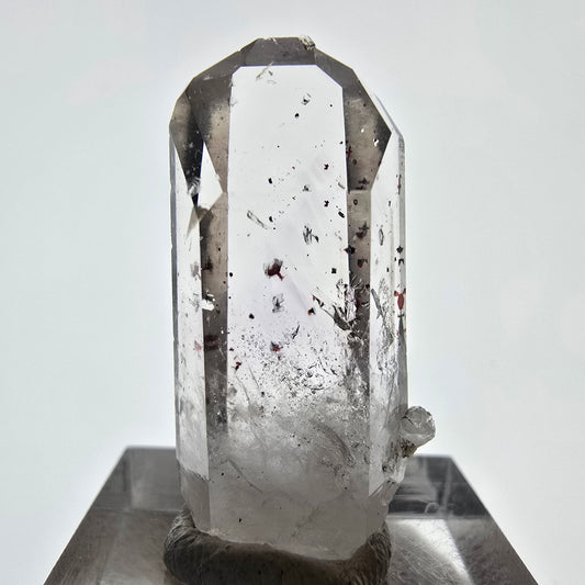 Mine d'améthyste Harlequin Phantom Point Streep, Goboboseb, Namibie, 33 x 16 x 12 mm 