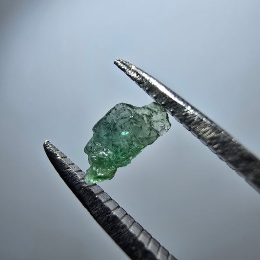Cristal de tourmaline verdélite rare, vert Minas Gerais, Brésil #7994