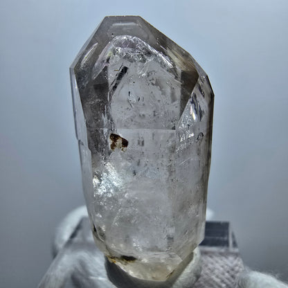 Enhydro Phantom Smoky Quartz Scepter, 1x Bubble Goboboseb, Namibia 36*17*16mm 