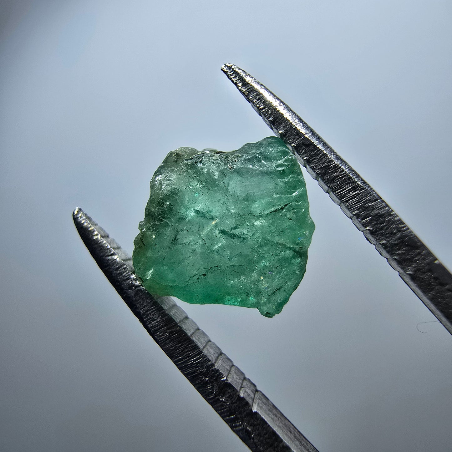 Cristal d'émeraude rare, vert Colombie #7953