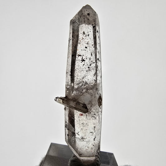 Sceptre de poche Saint-Valentin en quartz fumé fantôme squelette, Namibie 60 x 18 x 14 mm 