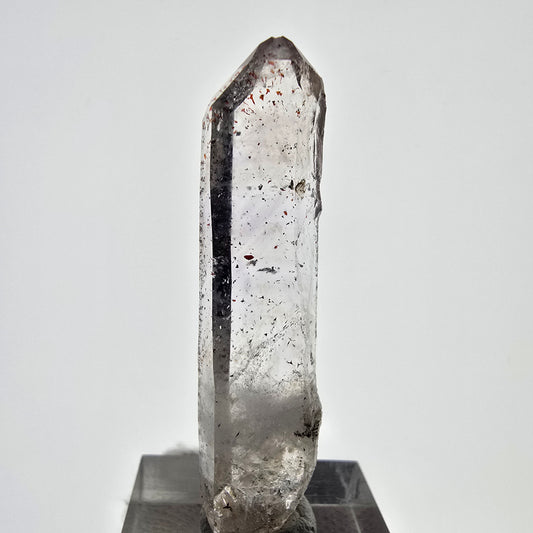 Pointe de sceptre Harlequin Phantom Améthyste DT, poche Saint-Valentin, Namibie 51 x 14 x 10 mm 