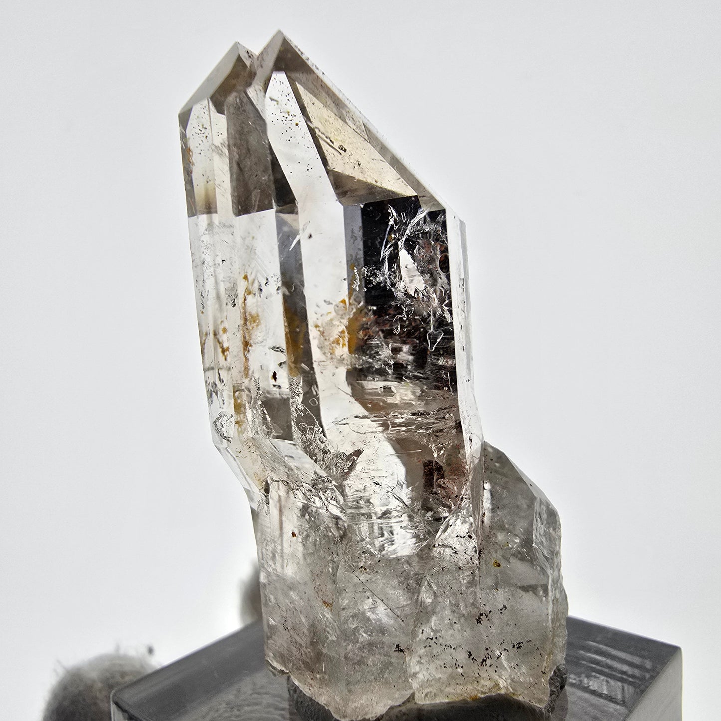 Skeleton Phantom Smoky Quartz Scepter Valentine Pocket, Namibia 42*21*17mm 