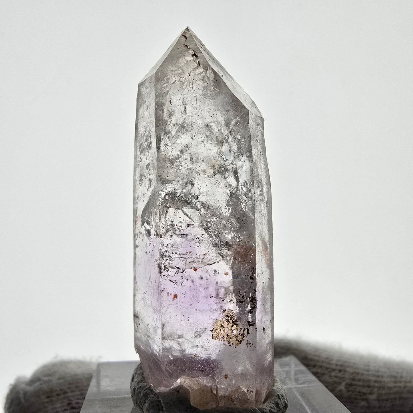 Phantom Amethyst Scepter Point Valentine Pocket, Namibia 42*16*14mm 