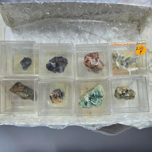 TOP Micromount Mineralien Sammlung Deutschland - 8 Stück Deutschland #8068