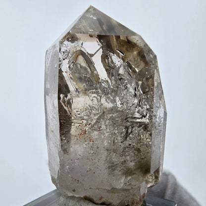 Enhydro Phantom Smoky Quartz Sceptre Tip 1x Bubble Goboboseb, Namibie 42*25*21mm 