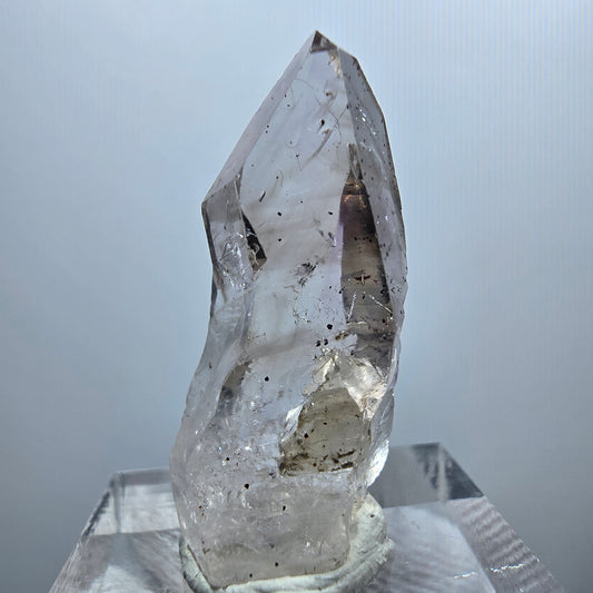 Enhydro Phantom Smoky Quartz Scepter, 1x Bubble Goboboseb, Namibia 31*13*13mm 