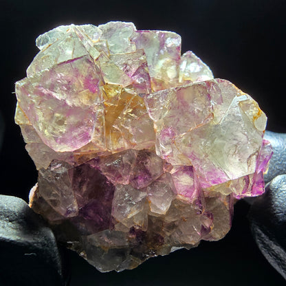 Zonare Fluorite Cube Tier Vert Violet Okorusu, Namibie 42*36*18mm Collection
