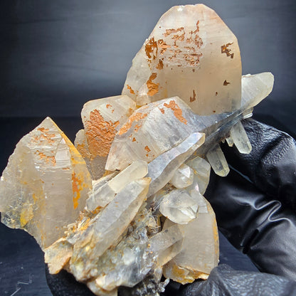 Spécimen rare de quartz en treillis (quartz en treillis) collection Erongo namibie 88*54*53mm