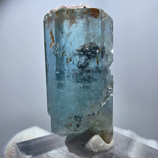 Seltener Aquamarin X mit Hyalit Erongo, Namibia 33*16*15mm