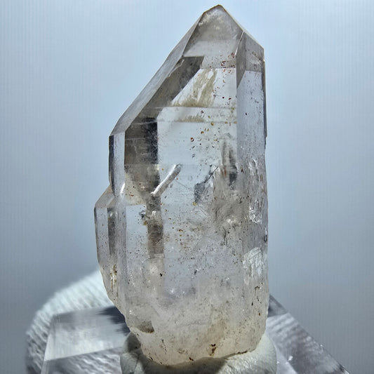 Enhydro Phantom Smoky Quartz Scepter, 1x Bubble Goboboseb, Namibia 33*17*11mm 