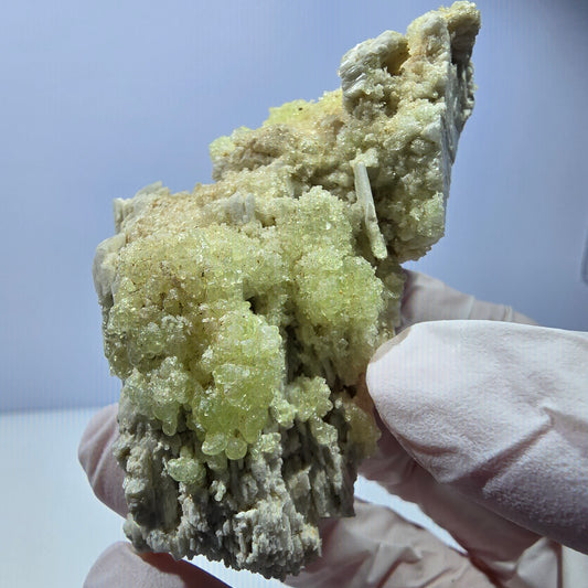 Opale hyalite rare, spécimen d'orthose Erongo, Namibie 70*38*29mm 