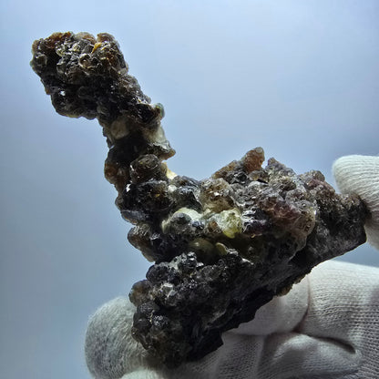 Formation rare de fluorite fantôme, étage muscovite d'Erongo, Namibie, 79 x 60 x 31 mm 