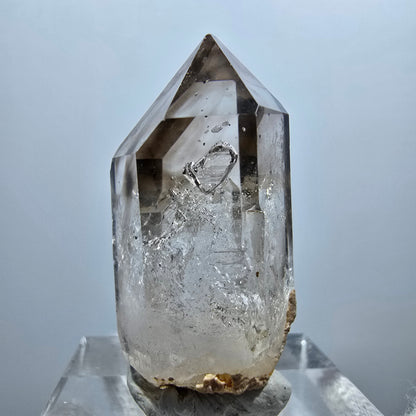Clear Phantom Smoky Quartz Scepter Point Goboboseb, Namibia 30*15*16mm 