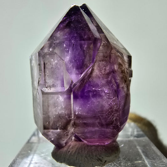 Sceptre Enhydro Phantom Amethyst DT, 1x Bubble Brandberg, Namibie 30*21*17mm 
