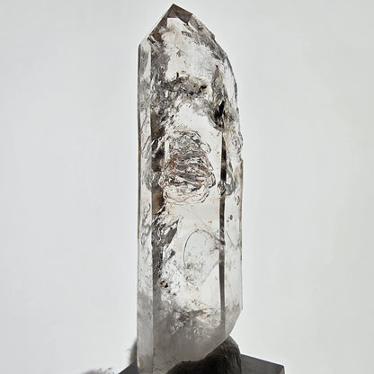 Enhydro Skeleton Smoky Quartz Scepter, 4x Bubble (2x large) Valentine Pocket, Namibia 72*20*14mm 