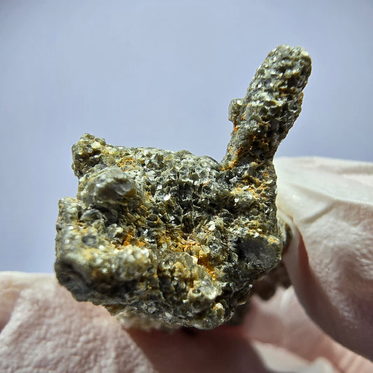 Rare spécimen de muscovite et de tourmaline Schorl, éclat métallique, Erongo, Namibie 40*28*19 mm 