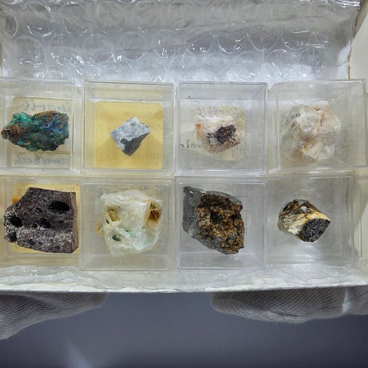 TOP Micromount Mineralien Sammlung Deutschland - 8 Stück Deutschland #8074