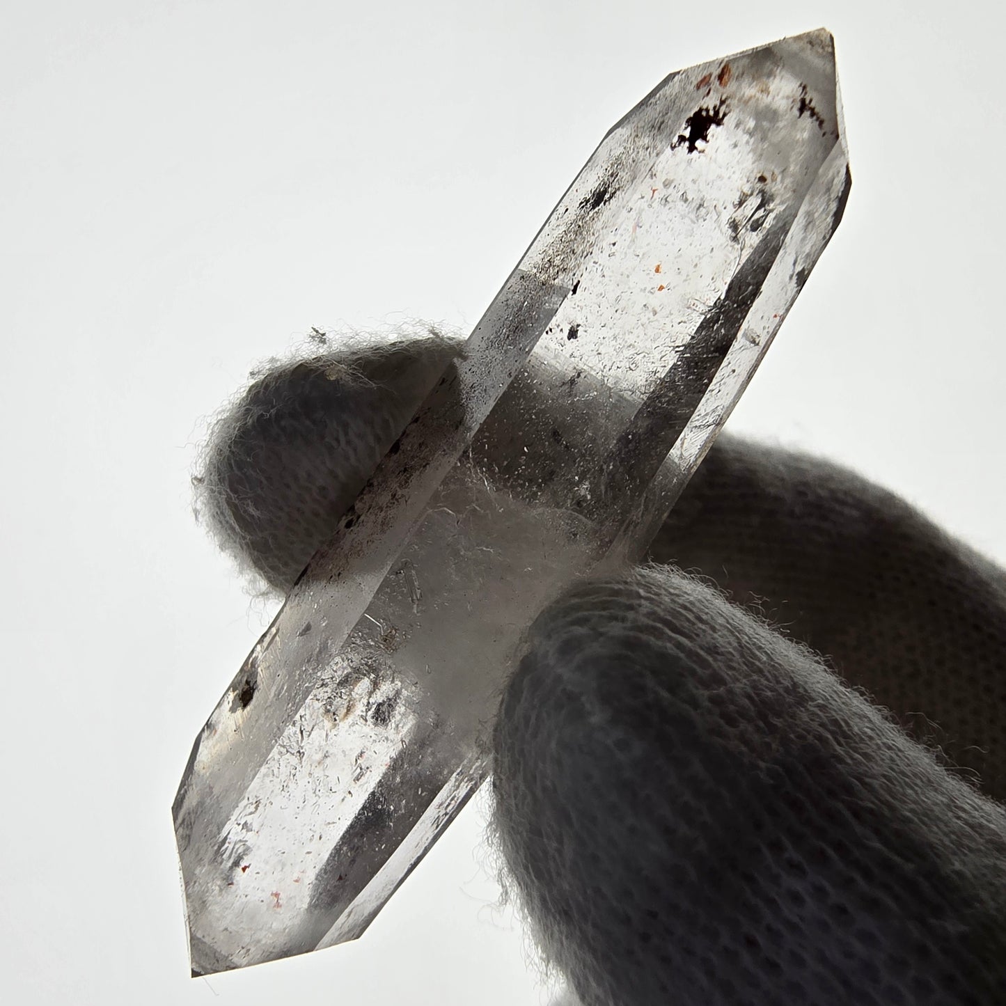 Skeleton Phantom Smoky Quartz DT Scepter Valentine Pocket, Namibia 53*13*9mm 