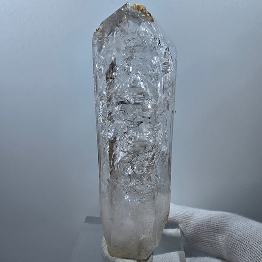Enhydro Fenster Rauchquarz, 3x Blase (große) Valentine Pocket Gobobs. Namibia 97*29*22mm