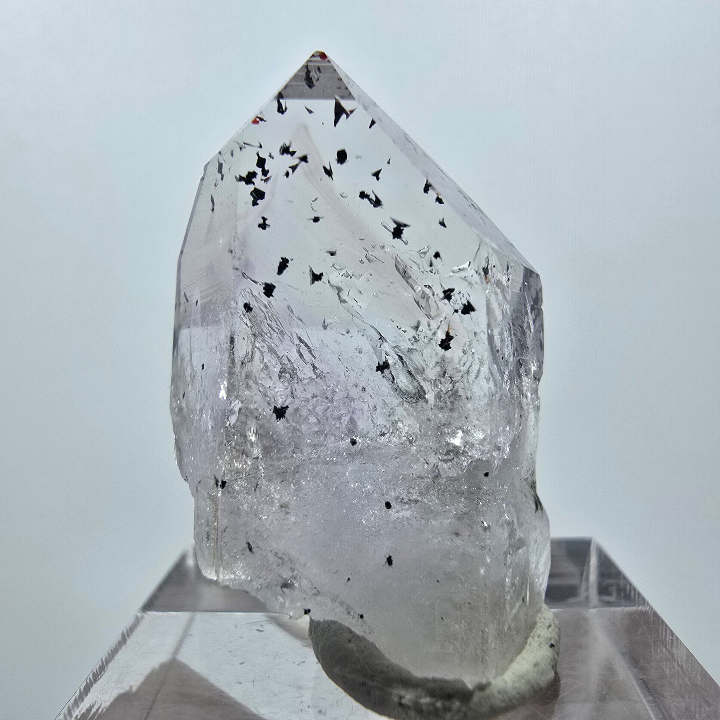 Mine d'améthyste fantôme Enhydro Harlequin, Goboboseb, Namibie, 29 x 20 x 13 mm 