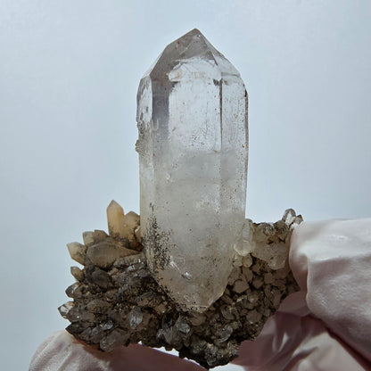 Amas de quartz dendrite rare à double terminaison, Goboboseb, Namibie, 52 x 40 x 17 mm 