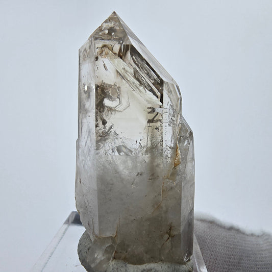 Enhydro Phantom Smoky Quartz Tips 1x Bubble Goboboseb, Namibie 43*22*17mm 